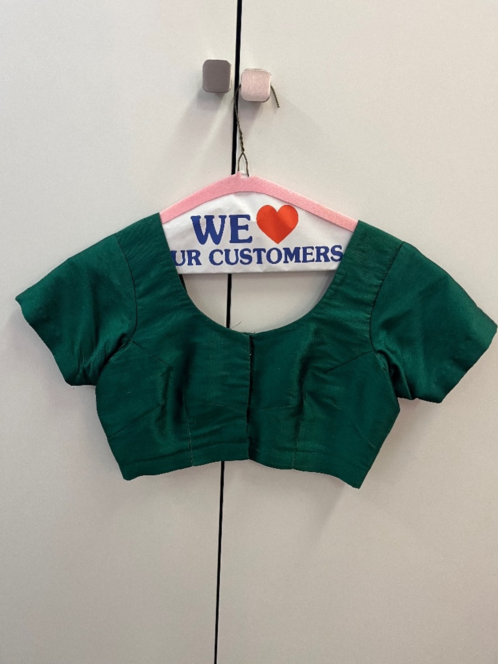 Green Short Sleeved Top